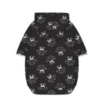 Karate Gi Pattern Print Dog Zip Up Hoodie