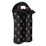 Karate Gi Pattern Print Double Neoprene Wine Tote