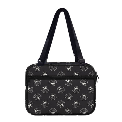 Karate Gi Pattern Print Double Strap Bible Bag