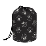 Karate Gi Pattern Print Drawstring Makeup Bag