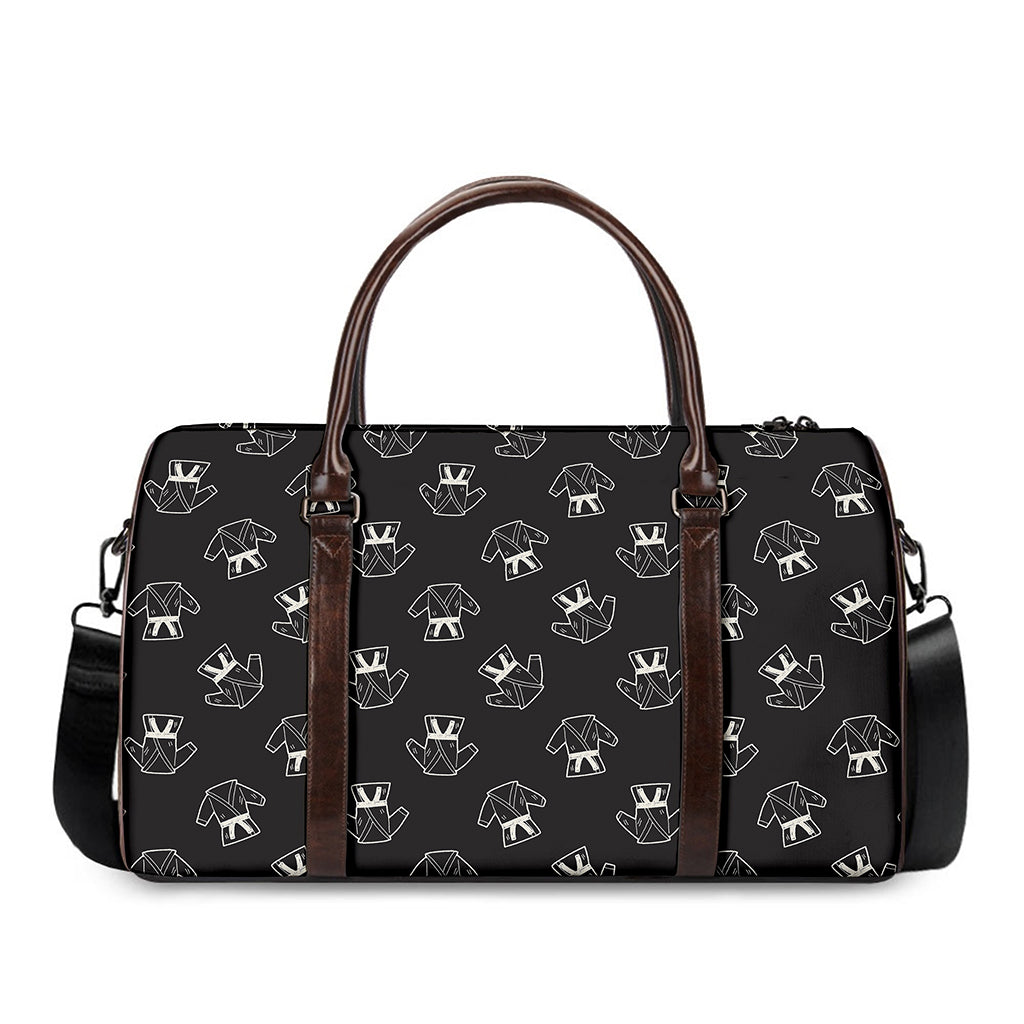 Karate Gi Pattern Print Duffle Bag