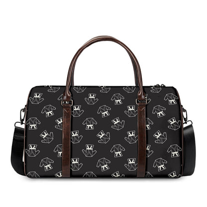 Karate Gi Pattern Print Duffle Bag