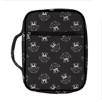 Karate Gi Pattern Print Front Pocket Bible Bag