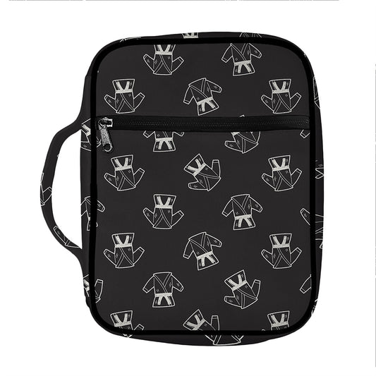 Karate Gi Pattern Print Front Pocket Bible Bag