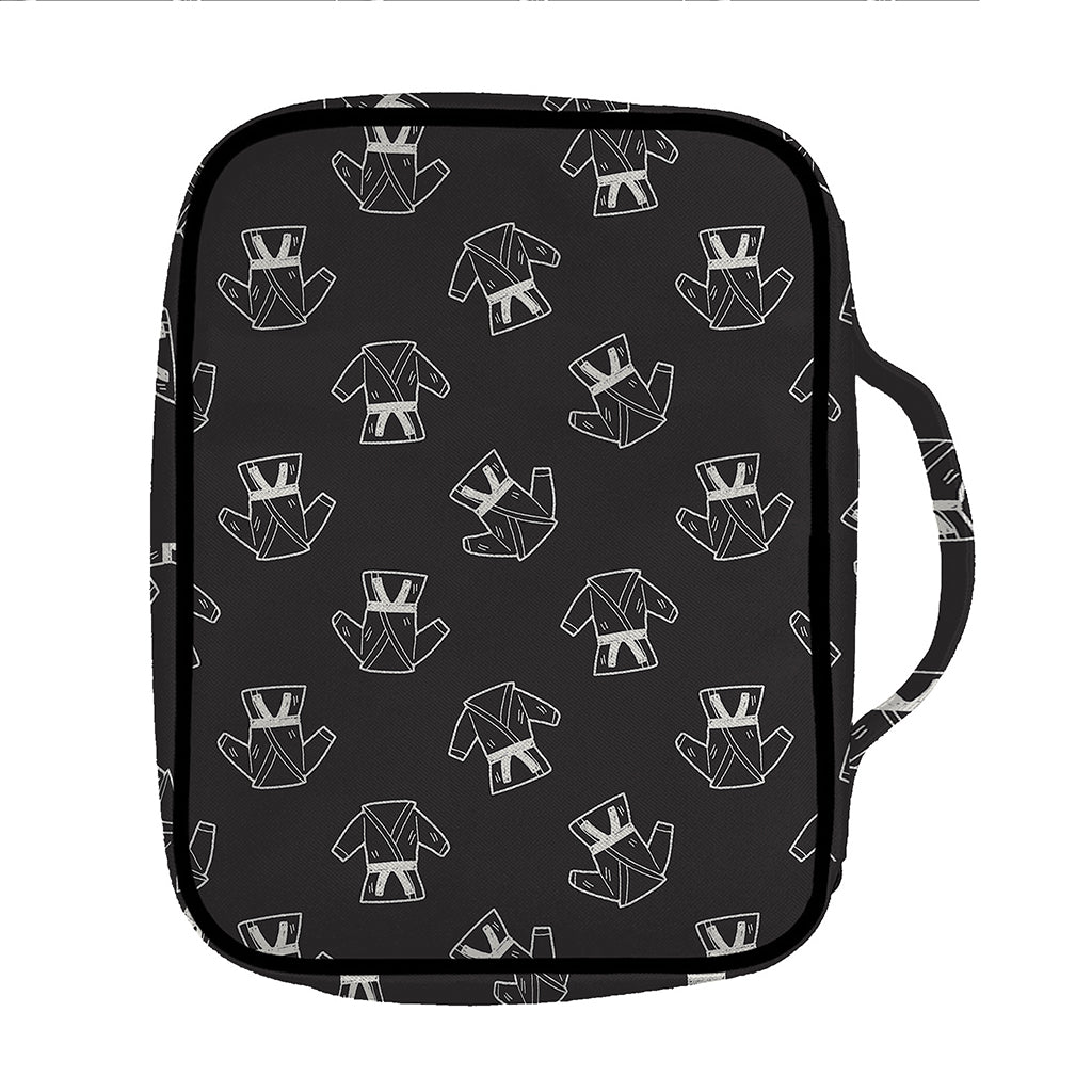 Karate Gi Pattern Print Front Pocket Bible Bag