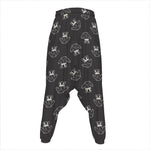 Karate Gi Pattern Print Hammer Pants