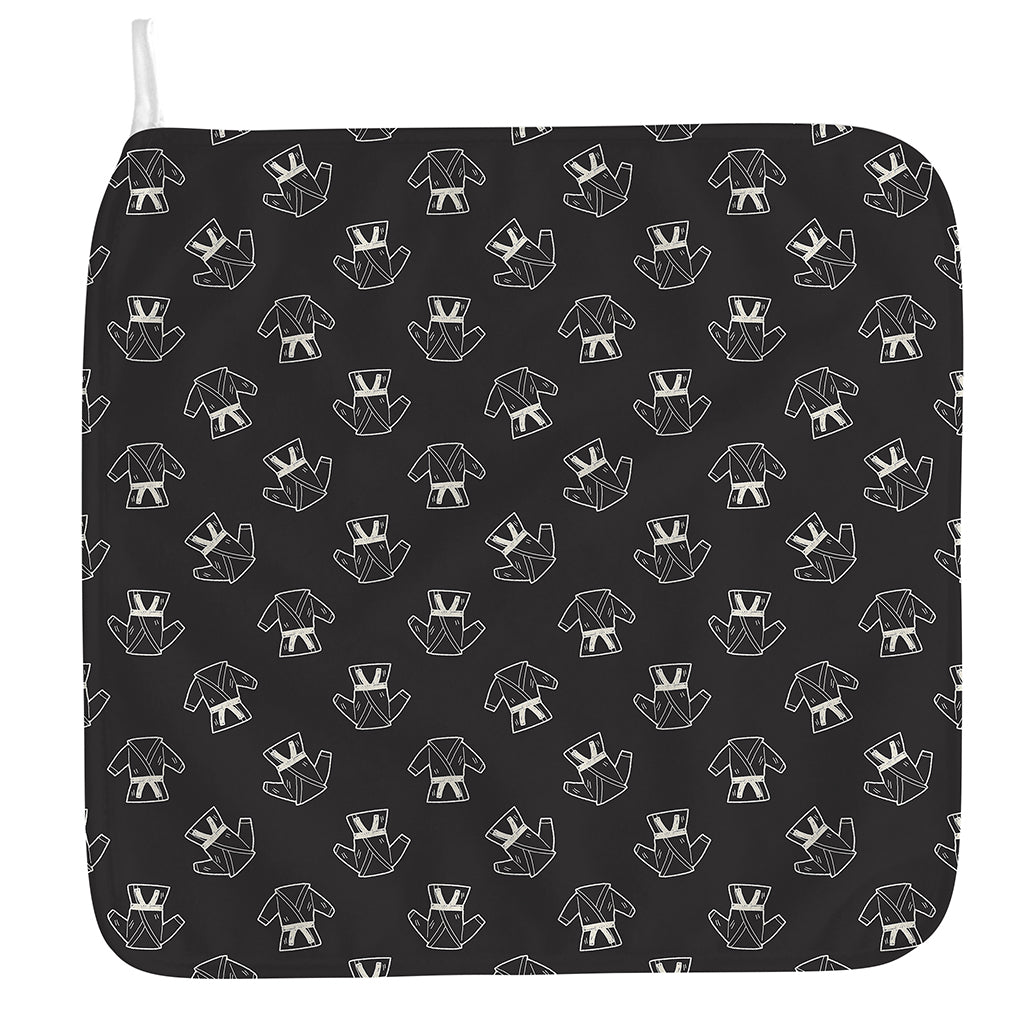 Karate Gi Pattern Print Hand Towel