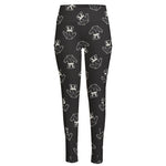 Karate Gi Pattern Print High-Waisted Pocket Leggings