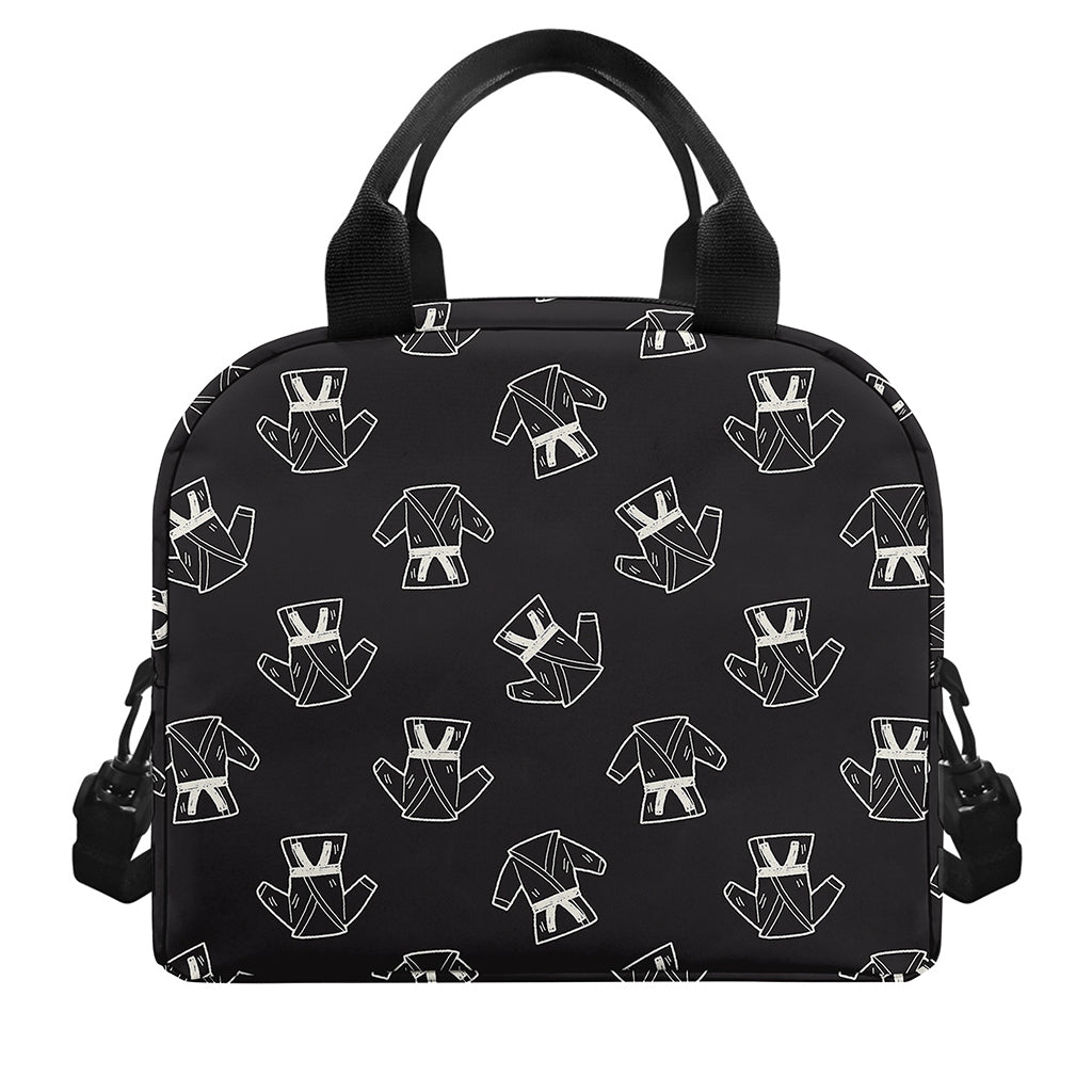 Karate Gi Pattern Print Insulated Lunch Bag