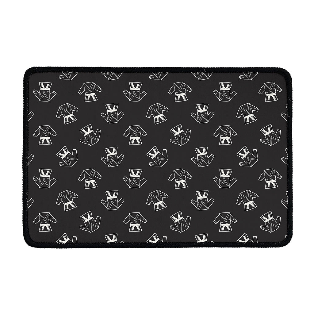 Karate Gi Pattern Print Kitchen Mat