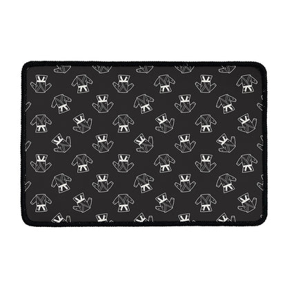 Karate Gi Pattern Print Kitchen Mat