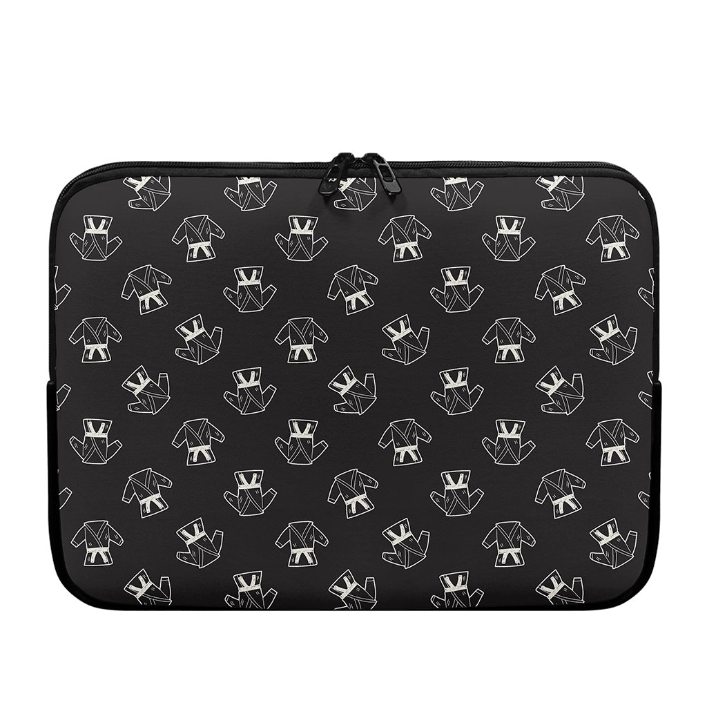 Karate Gi Pattern Print Laptop Sleeve