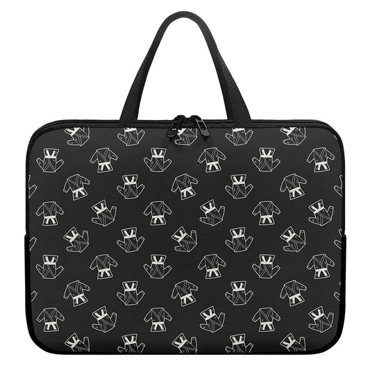 Karate Gi Pattern Print Laptop Sleeve With Handle