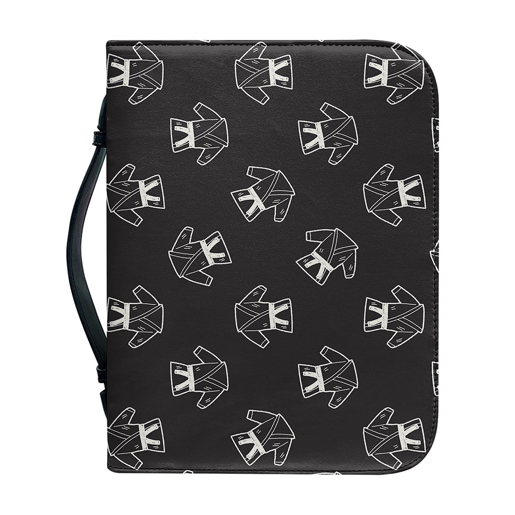 Karate Gi Pattern Print Leather Bible Cover