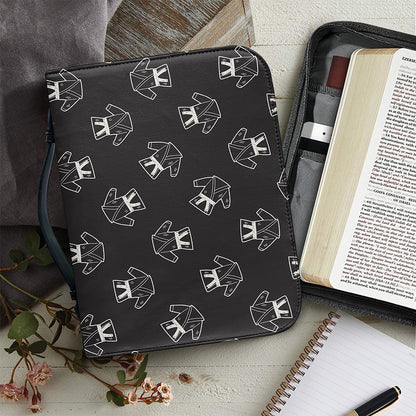 Karate Gi Pattern Print Leather Bible Cover