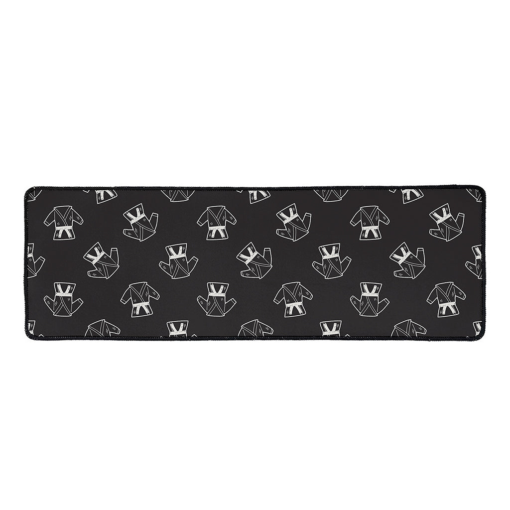 Karate Gi Pattern Print Long Kitchen Mat