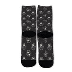 Karate Gi Pattern Print Long Socks