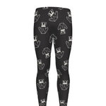 Karate Gi Pattern Print Men's leggings