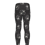 Karate Gi Pattern Print Men's leggings