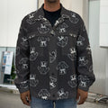 Karate Gi Pattern Print Men's Shirt Jacket
