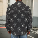 Karate Gi Pattern Print Men's Shirt Jacket