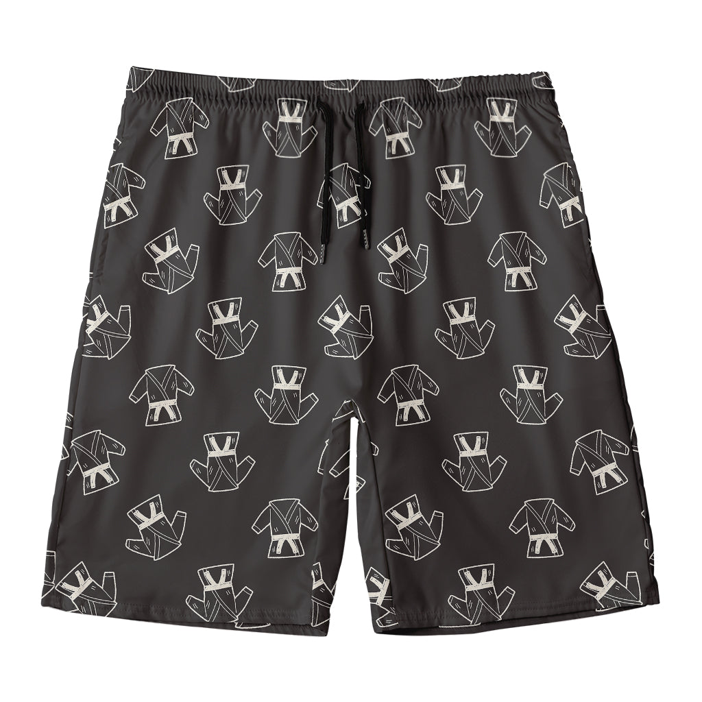 Karate Gi Pattern Print Men's Swim Trunks