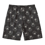 Karate Gi Pattern Print Men's Swim Trunks
