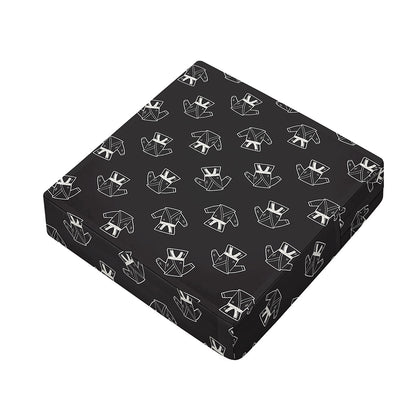 Karate Gi Pattern Print Outdoor Seat Cushion Cover