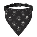 Karate Gi Pattern Print Over The Collar Dog Bandana