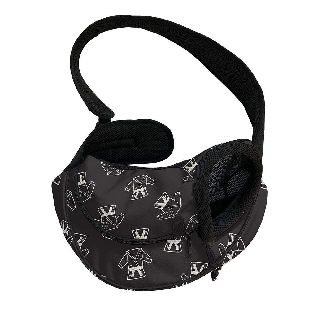 Karate Gi Pattern Print Pet Sling Carrier