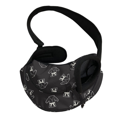 Karate Gi Pattern Print Pet Sling Carrier