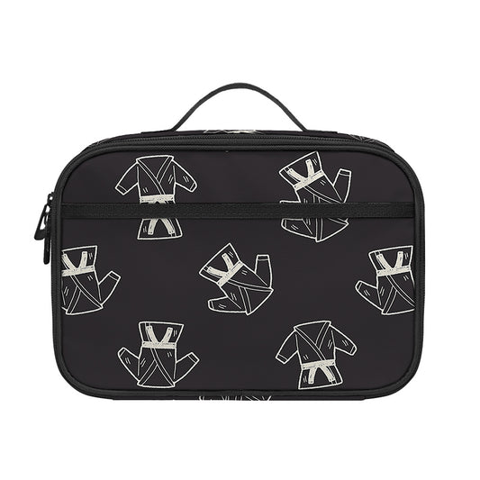 Karate Gi Pattern Print Portable Lunch Bag