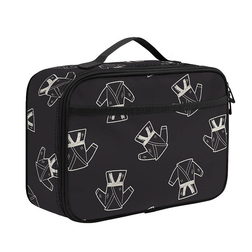 Karate Gi Pattern Print Portable Lunch Bag