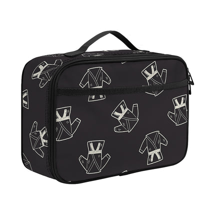 Karate Gi Pattern Print Portable Lunch Bag