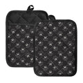 Karate Gi Pattern Print Pot Holders With Pocket