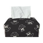 Karate Gi Pattern Print Rectangle Tissue Box Cover