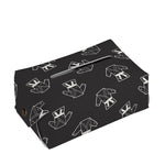 Karate Gi Pattern Print Rectangle Tissue Box Cover