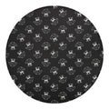 Karate Gi Pattern Print Round Blanket