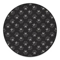 Karate Gi Pattern Print Round Floor Mat