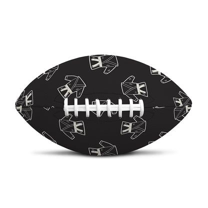 Karate Gi Pattern Print Rugby Ball