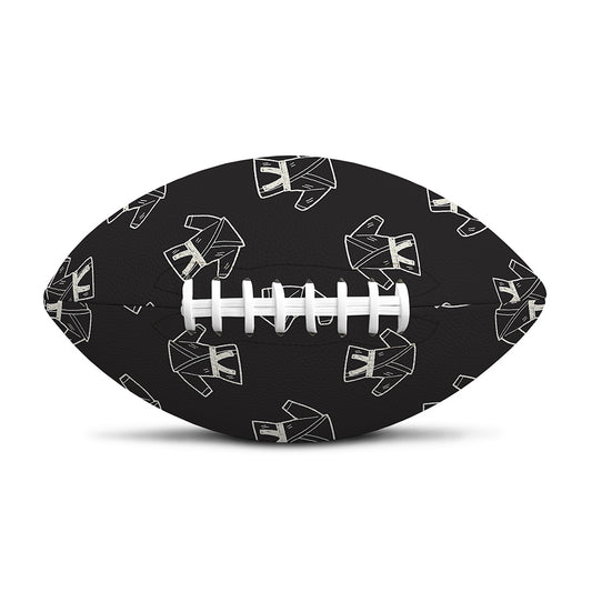 Karate Gi Pattern Print Rugby Ball
