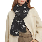 Karate Gi Pattern Print Scarf