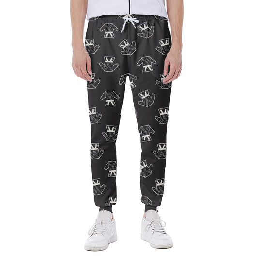 Karate Gi Pattern Print Scuba Joggers
