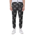 Karate Gi Pattern Print Scuba Joggers