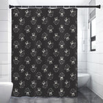 Karate Gi Pattern Print Shower Curtain