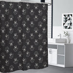 Karate Gi Pattern Print Shower Curtain