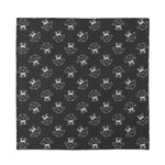 Karate Gi Pattern Print Silk Bandana