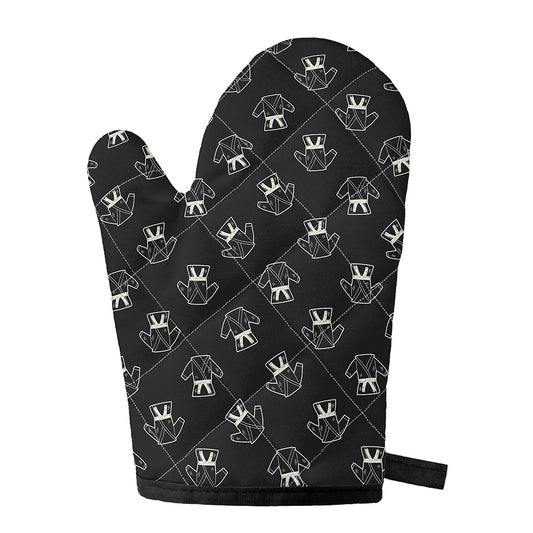 Karate Gi Pattern Print Single Oven Mitt
