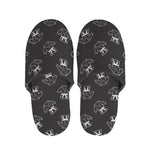 Karate Gi Pattern Print Slippers