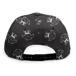 Karate Gi Pattern Print Snapback Cap